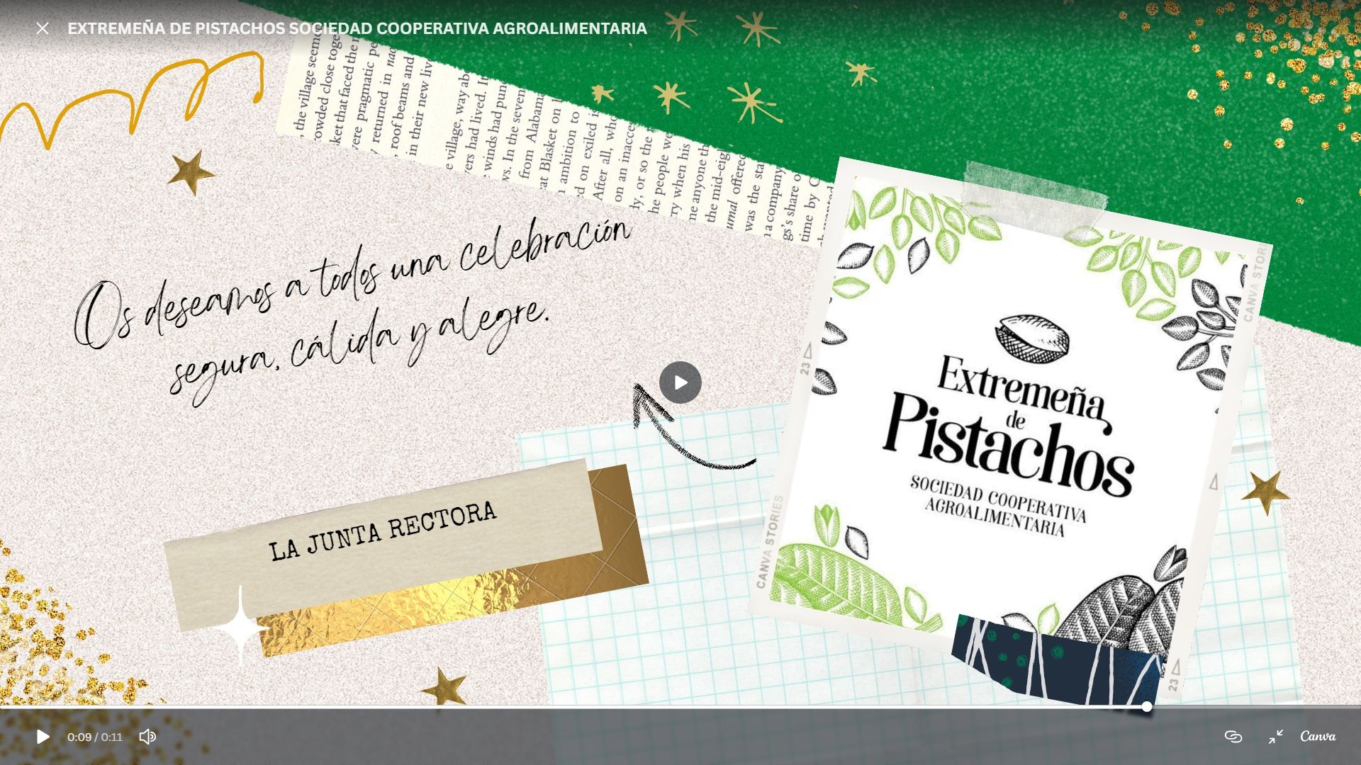 La Junta Rectora Desea Feliz Año A Todos Los Socios