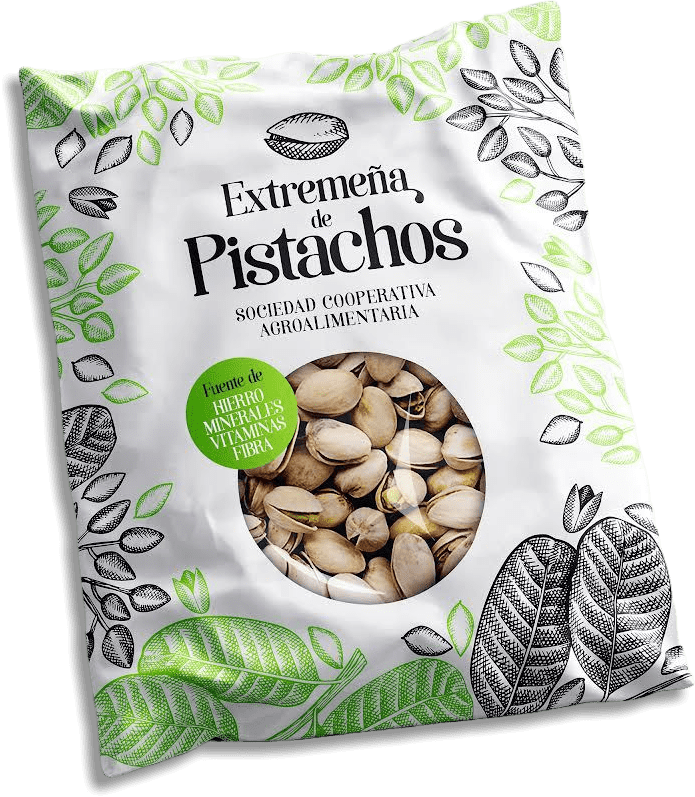 Bolsa de Pistachos de Extremeña de pistachos Sociedad Cooperativa Agroalimentaria